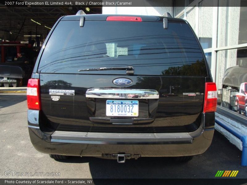 Black / Charcoal Black/Caramel 2007 Ford Expedition EL Limited 4x4