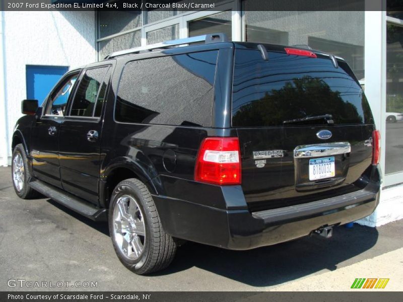Black / Charcoal Black/Caramel 2007 Ford Expedition EL Limited 4x4