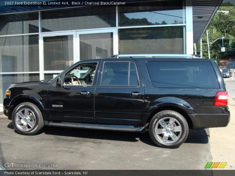 Black / Charcoal Black/Caramel 2007 Ford Expedition EL Limited 4x4