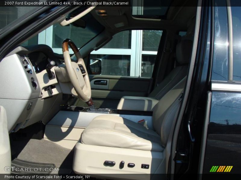 Black / Charcoal Black/Caramel 2007 Ford Expedition EL Limited 4x4