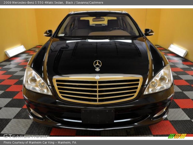 Black / Savanna/Cashmere 2009 Mercedes-Benz S 550 4Matic Sedan