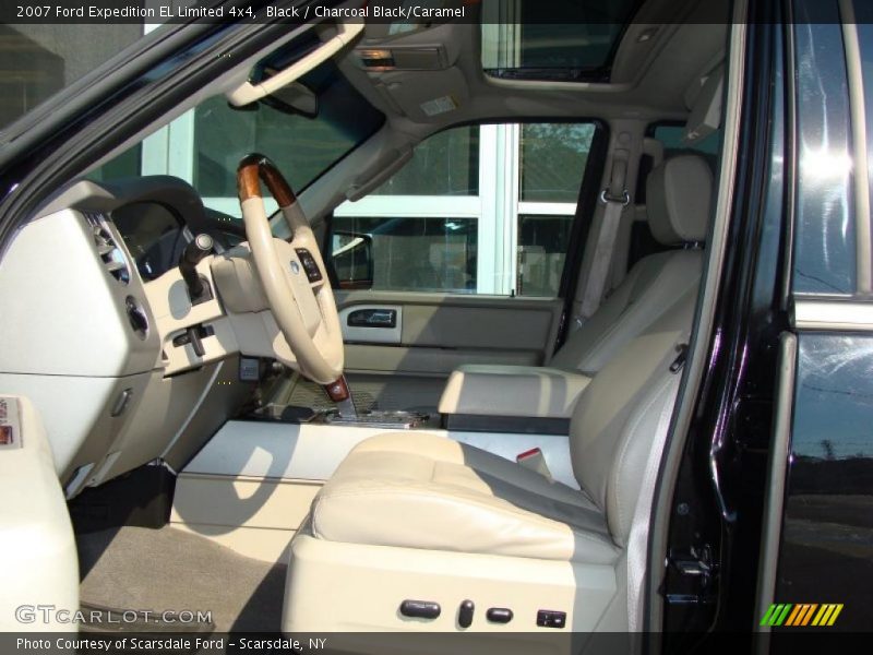 Black / Charcoal Black/Caramel 2007 Ford Expedition EL Limited 4x4