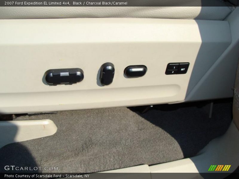 Black / Charcoal Black/Caramel 2007 Ford Expedition EL Limited 4x4