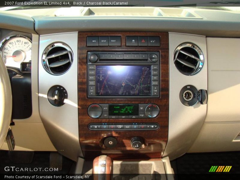 Black / Charcoal Black/Caramel 2007 Ford Expedition EL Limited 4x4