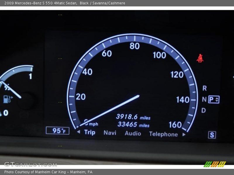 Black / Savanna/Cashmere 2009 Mercedes-Benz S 550 4Matic Sedan