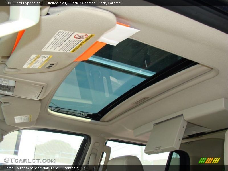 Black / Charcoal Black/Caramel 2007 Ford Expedition EL Limited 4x4