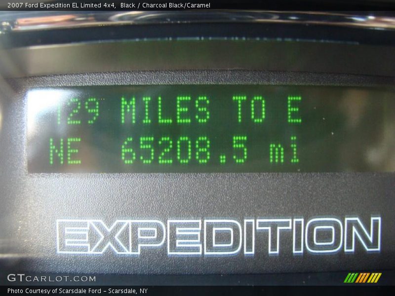 Black / Charcoal Black/Caramel 2007 Ford Expedition EL Limited 4x4