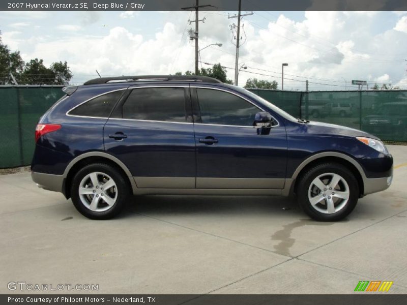 Deep Blue / Gray 2007 Hyundai Veracruz SE