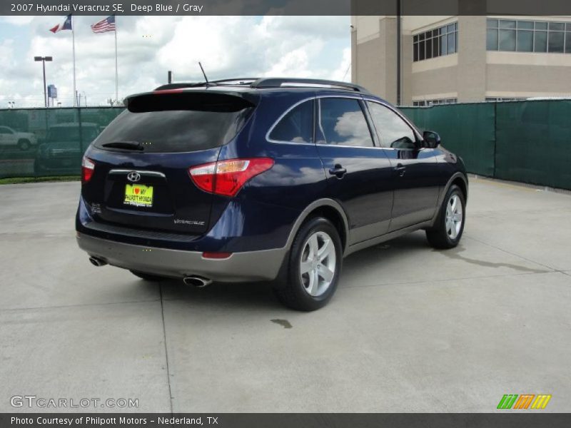 Deep Blue / Gray 2007 Hyundai Veracruz SE