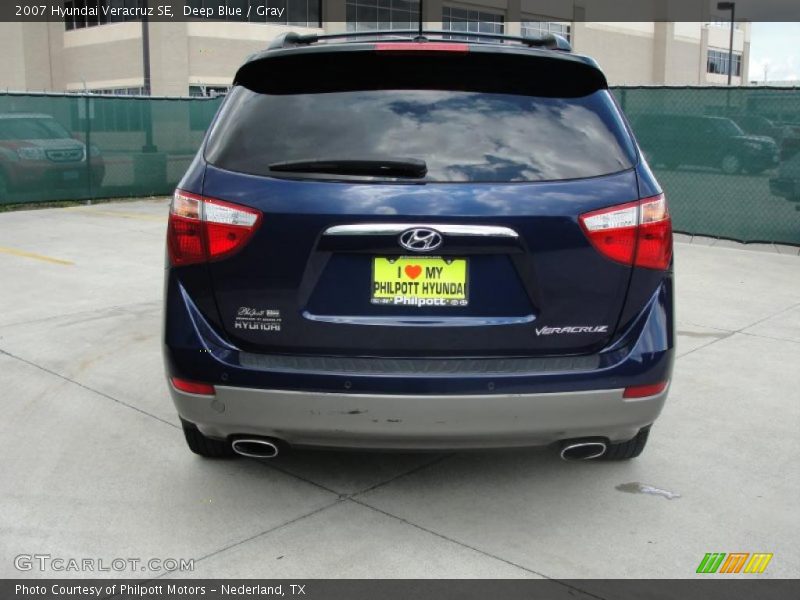 Deep Blue / Gray 2007 Hyundai Veracruz SE