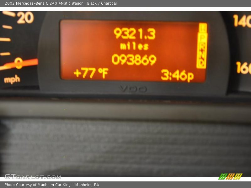 Black / Charcoal 2003 Mercedes-Benz C 240 4Matic Wagon