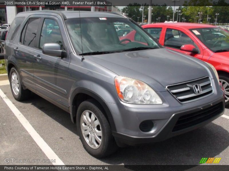 Pewter Pearl / Black 2005 Honda CR-V Special Edition 4WD