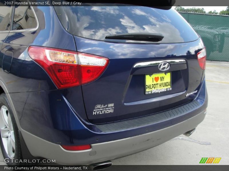 Deep Blue / Gray 2007 Hyundai Veracruz SE