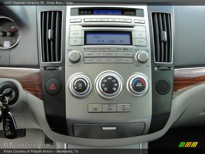 Deep Blue / Gray 2007 Hyundai Veracruz SE