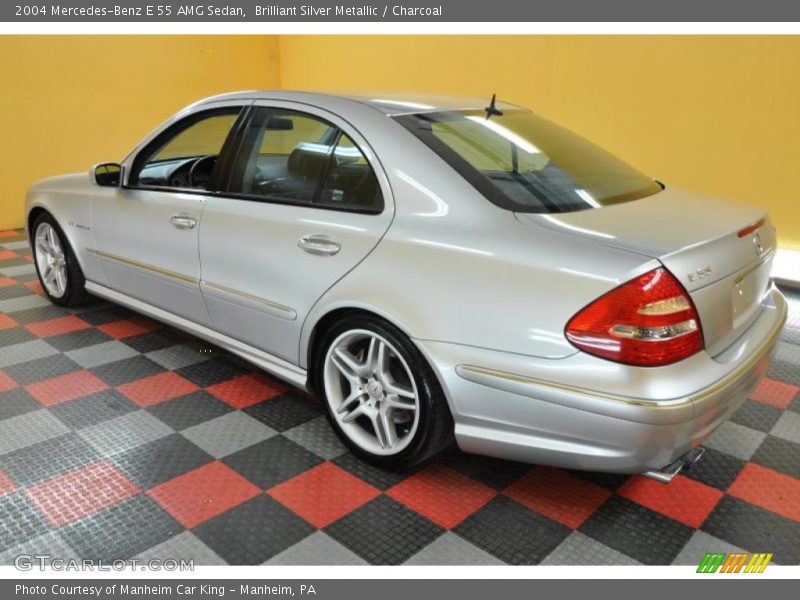 Brilliant Silver Metallic / Charcoal 2004 Mercedes-Benz E 55 AMG Sedan