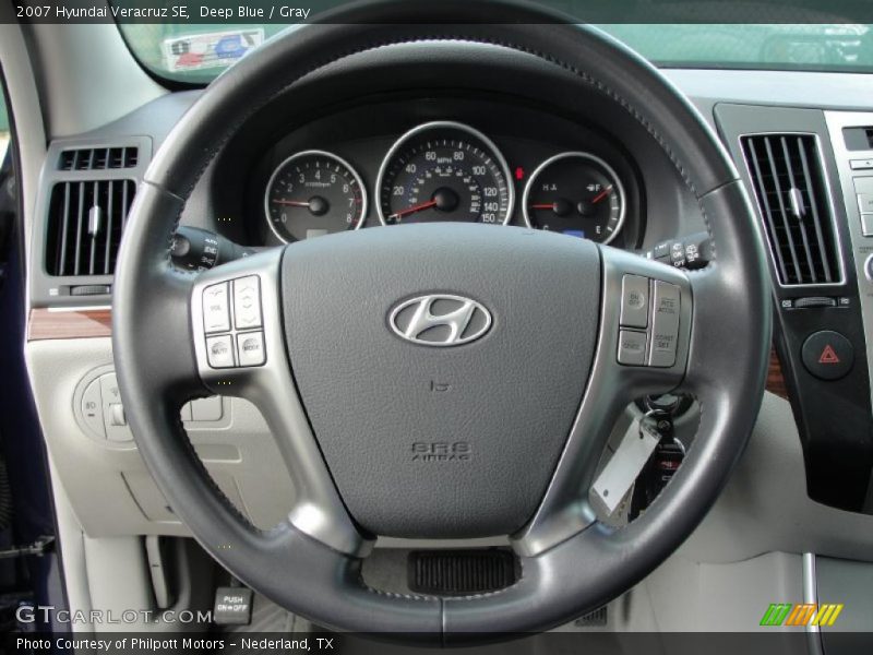 Deep Blue / Gray 2007 Hyundai Veracruz SE