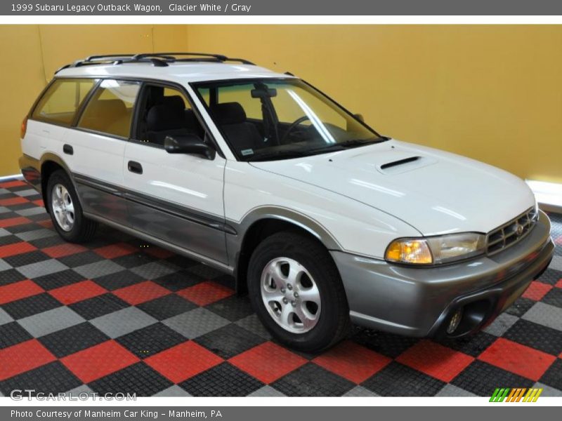 Glacier White / Gray 1999 Subaru Legacy Outback Wagon