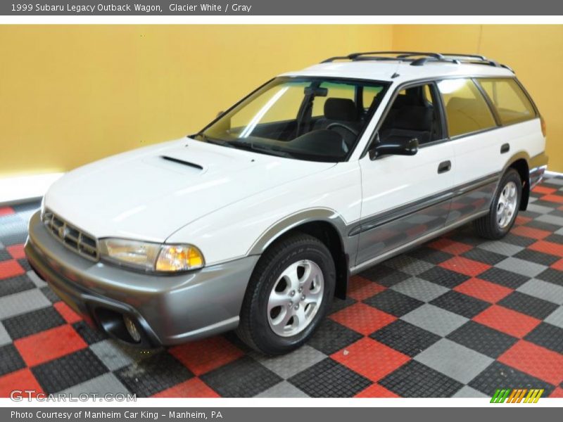 Glacier White / Gray 1999 Subaru Legacy Outback Wagon