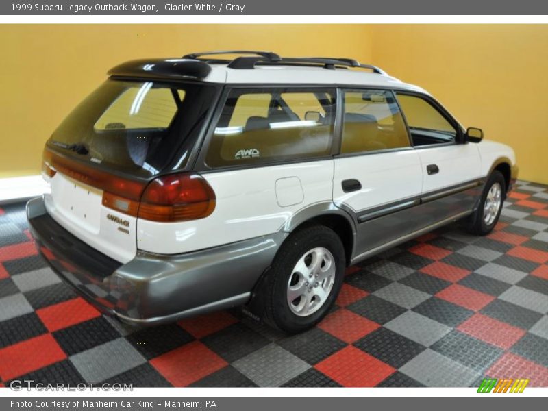 Glacier White / Gray 1999 Subaru Legacy Outback Wagon