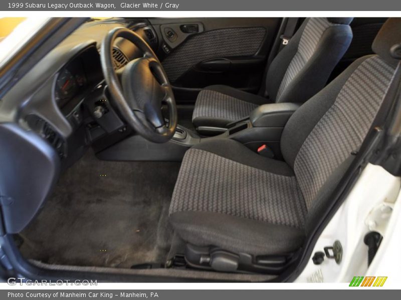 Glacier White / Gray 1999 Subaru Legacy Outback Wagon