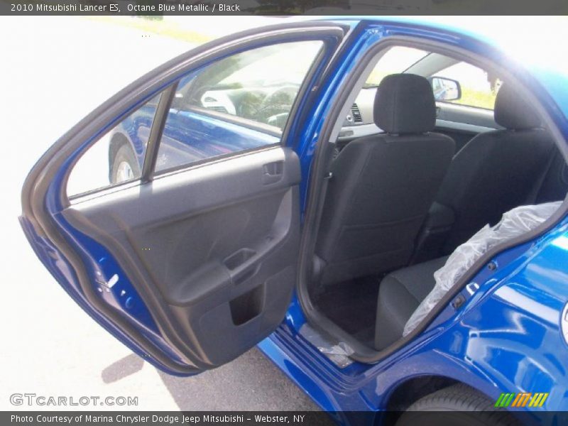 Octane Blue Metallic / Black 2010 Mitsubishi Lancer ES