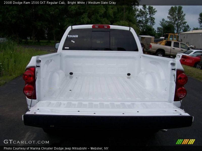 Bright White / Medium Slate Gray 2008 Dodge Ram 1500 SXT Regular Cab