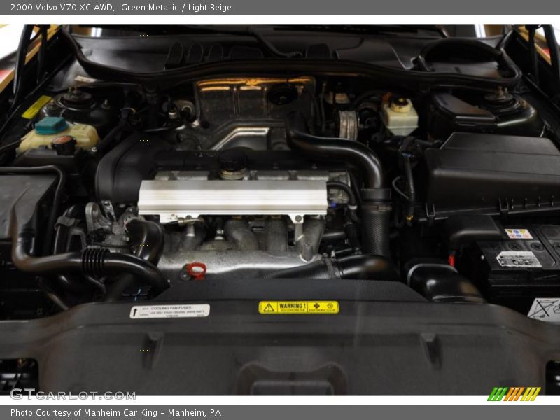 Green Metallic / Light Beige 2000 Volvo V70 XC AWD