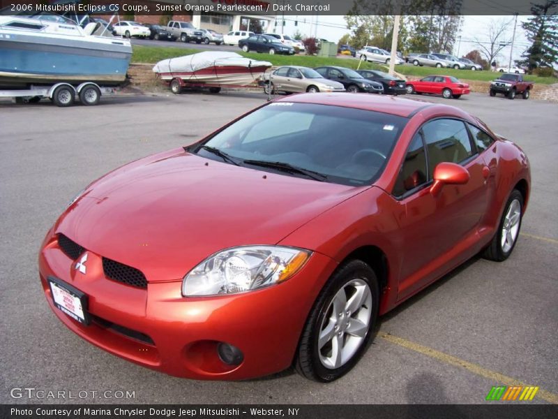 Sunset Orange Pearlescent / Dark Charcoal 2006 Mitsubishi Eclipse GS Coupe