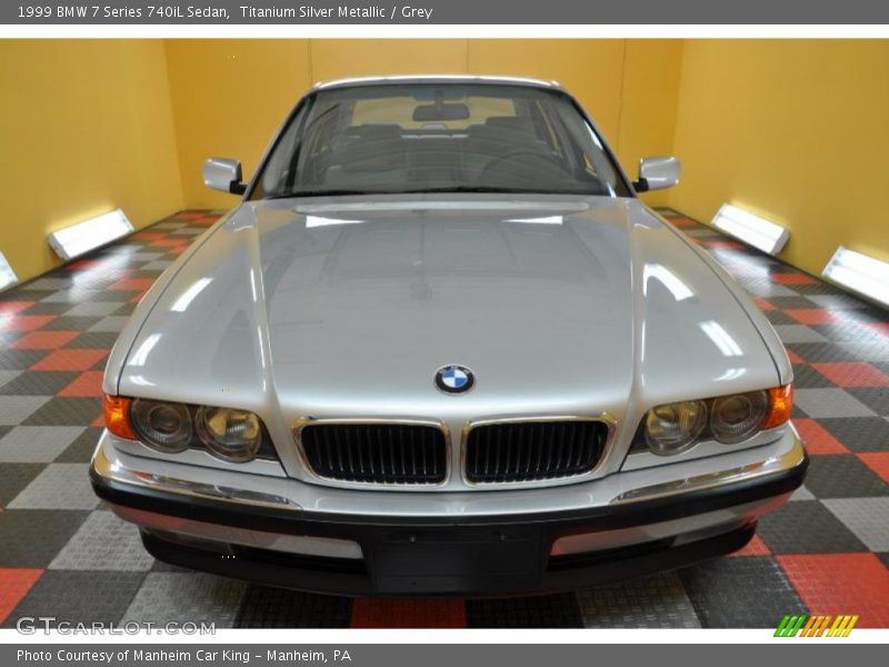 Titanium Silver Metallic / Grey 1999 BMW 7 Series 740iL Sedan