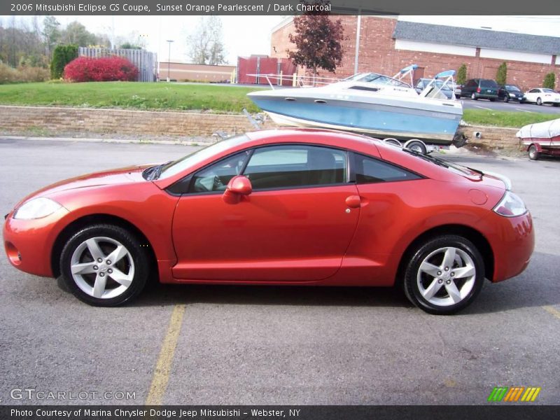 Sunset Orange Pearlescent / Dark Charcoal 2006 Mitsubishi Eclipse GS Coupe