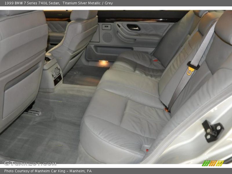 Titanium Silver Metallic / Grey 1999 BMW 7 Series 740iL Sedan