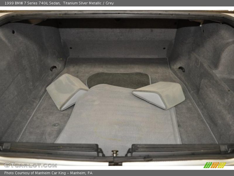 Titanium Silver Metallic / Grey 1999 BMW 7 Series 740iL Sedan