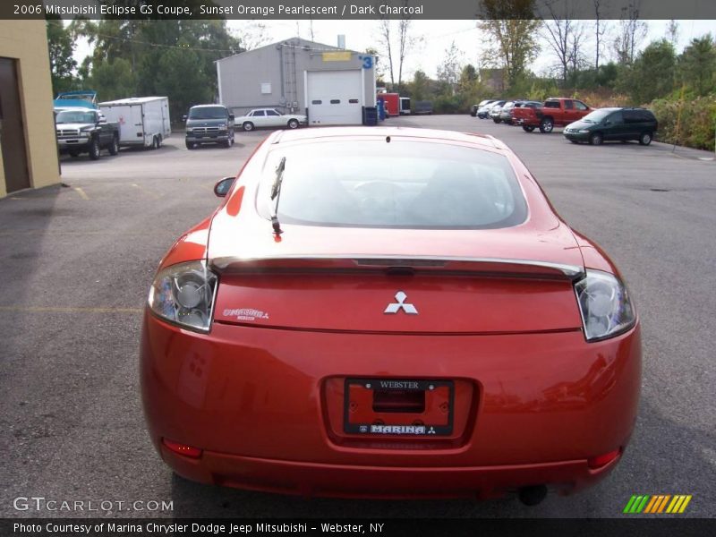 Sunset Orange Pearlescent / Dark Charcoal 2006 Mitsubishi Eclipse GS Coupe