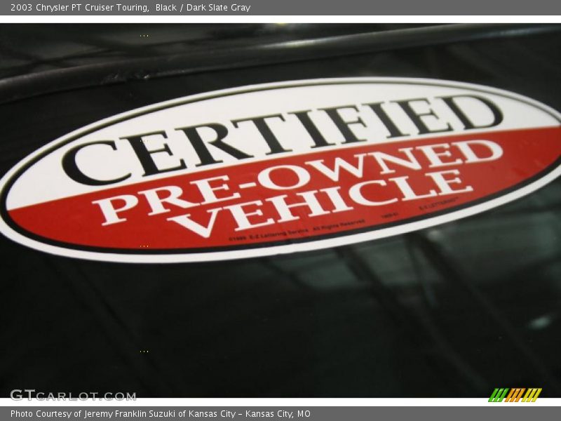 Black / Dark Slate Gray 2003 Chrysler PT Cruiser Touring