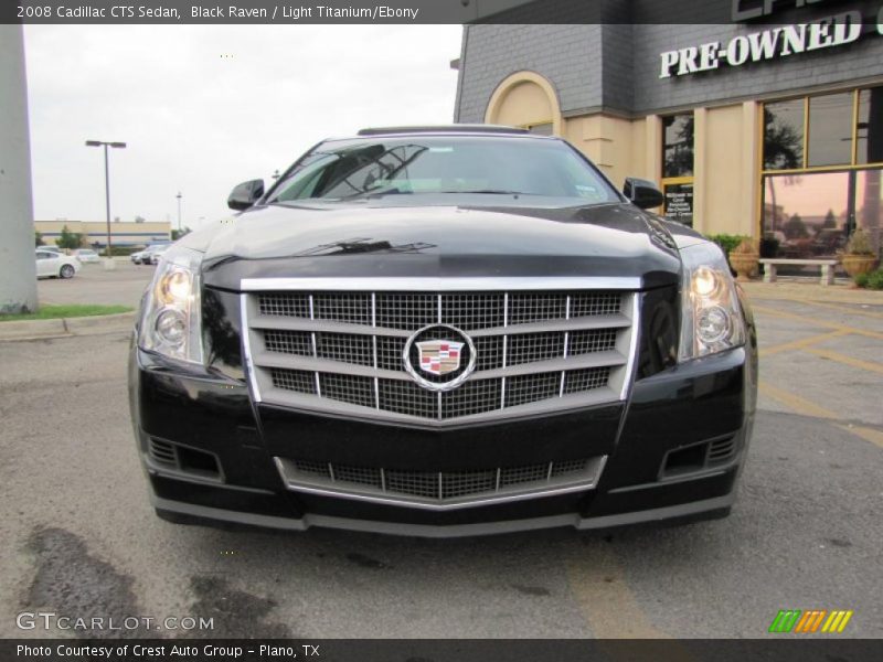Black Raven / Light Titanium/Ebony 2008 Cadillac CTS Sedan