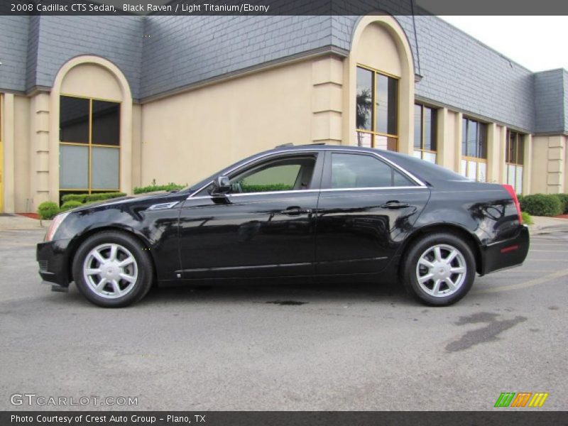 Black Raven / Light Titanium/Ebony 2008 Cadillac CTS Sedan