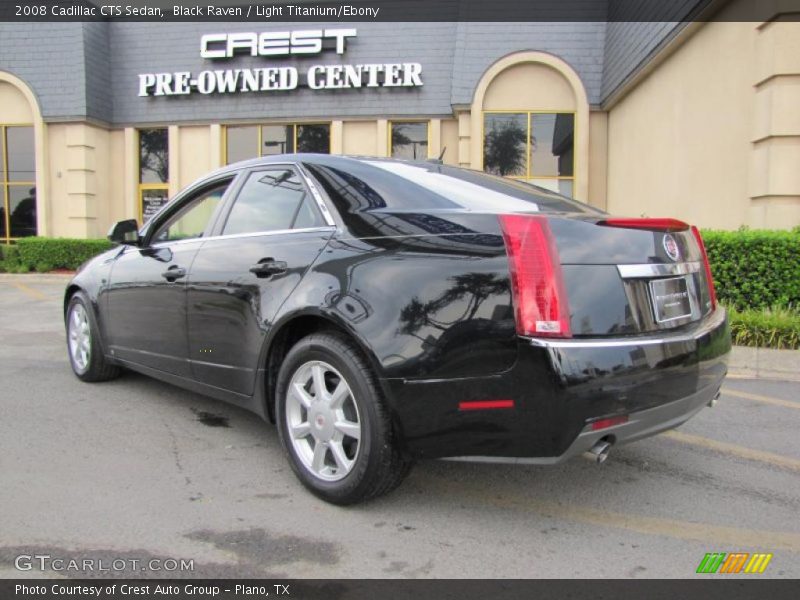 Black Raven / Light Titanium/Ebony 2008 Cadillac CTS Sedan