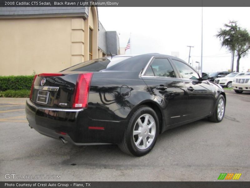 Black Raven / Light Titanium/Ebony 2008 Cadillac CTS Sedan