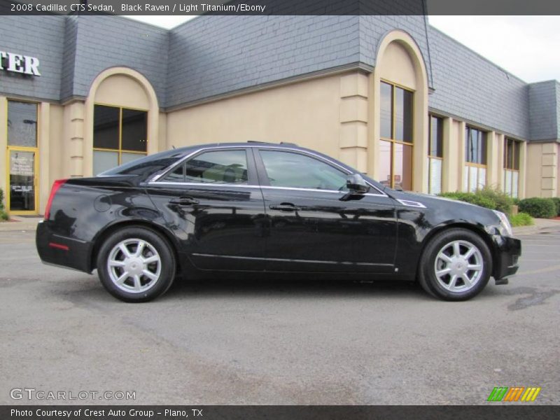 Black Raven / Light Titanium/Ebony 2008 Cadillac CTS Sedan