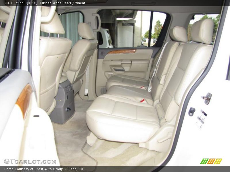 Tuscan White Pearl / Wheat 2010 Infiniti QX 56