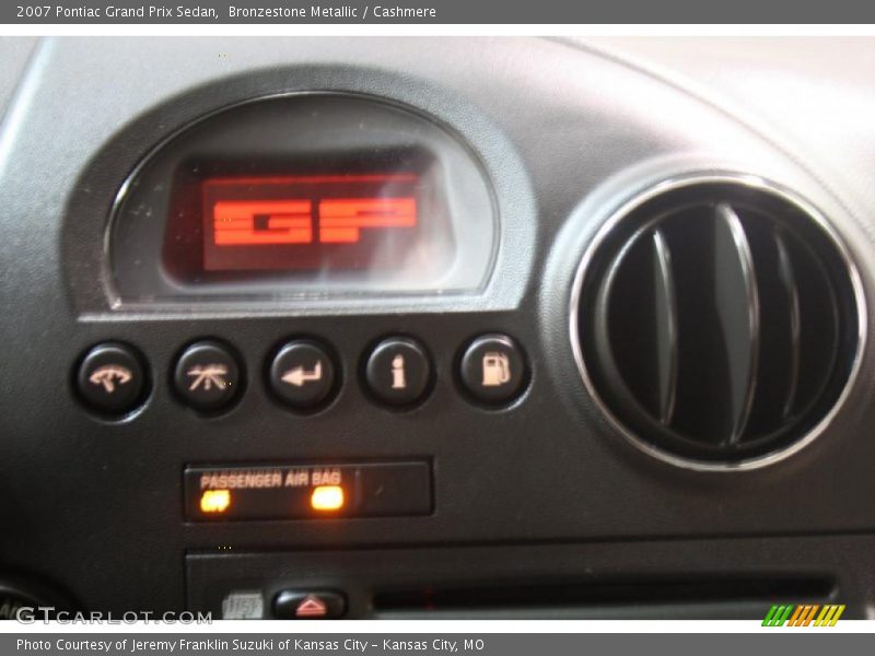 Bronzestone Metallic / Cashmere 2007 Pontiac Grand Prix Sedan
