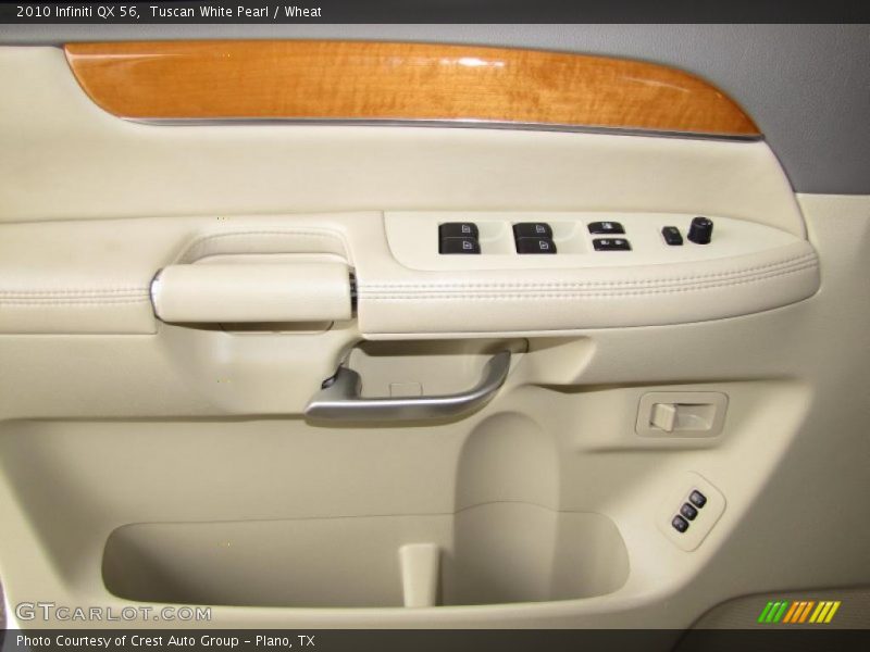 Tuscan White Pearl / Wheat 2010 Infiniti QX 56