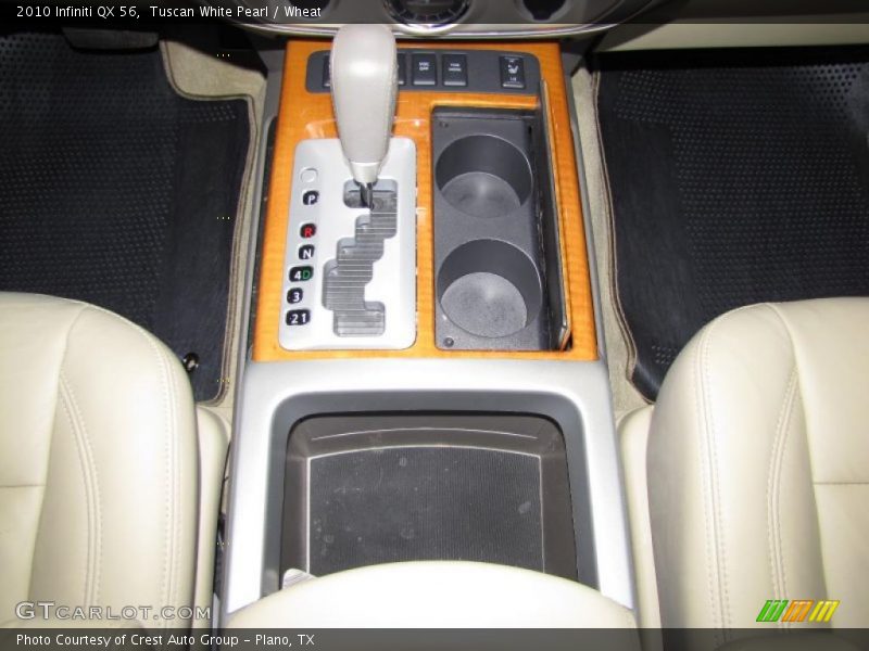 Tuscan White Pearl / Wheat 2010 Infiniti QX 56