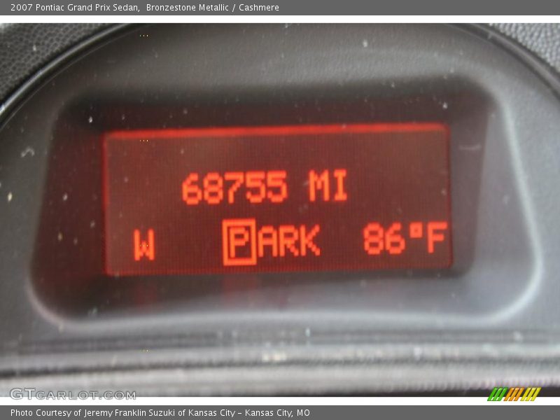 Bronzestone Metallic / Cashmere 2007 Pontiac Grand Prix Sedan