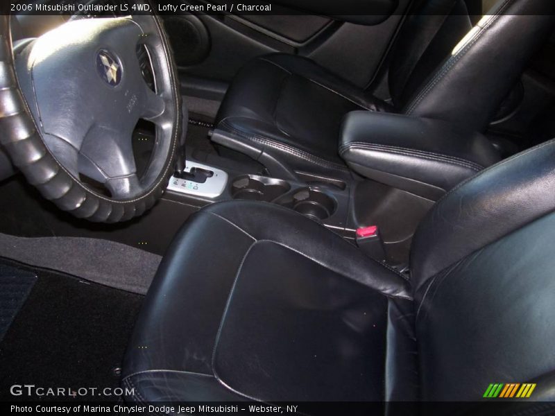 Lofty Green Pearl / Charcoal 2006 Mitsubishi Outlander LS 4WD