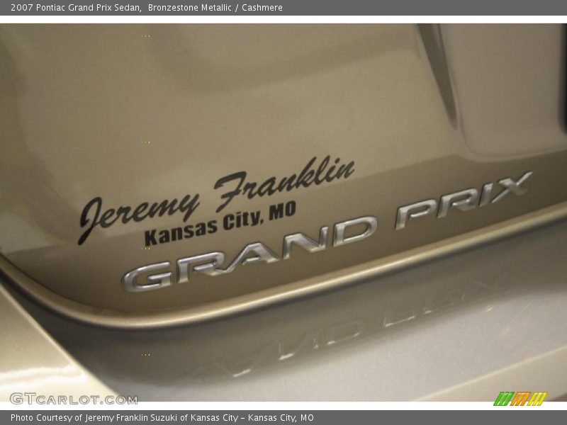 Bronzestone Metallic / Cashmere 2007 Pontiac Grand Prix Sedan
