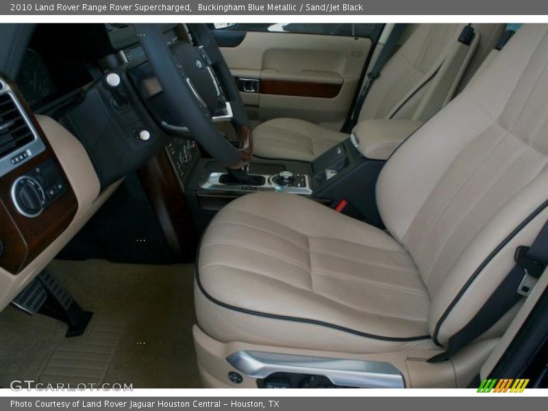 Buckingham Blue Metallic / Sand/Jet Black 2010 Land Rover Range Rover Supercharged