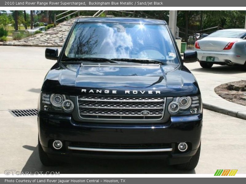 Buckingham Blue Metallic / Sand/Jet Black 2010 Land Rover Range Rover Supercharged