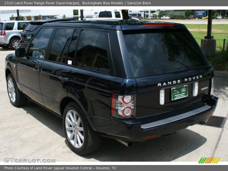 Buckingham Blue Metallic / Sand/Jet Black 2010 Land Rover Range Rover Supercharged