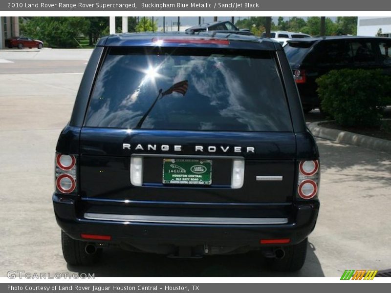 Buckingham Blue Metallic / Sand/Jet Black 2010 Land Rover Range Rover Supercharged